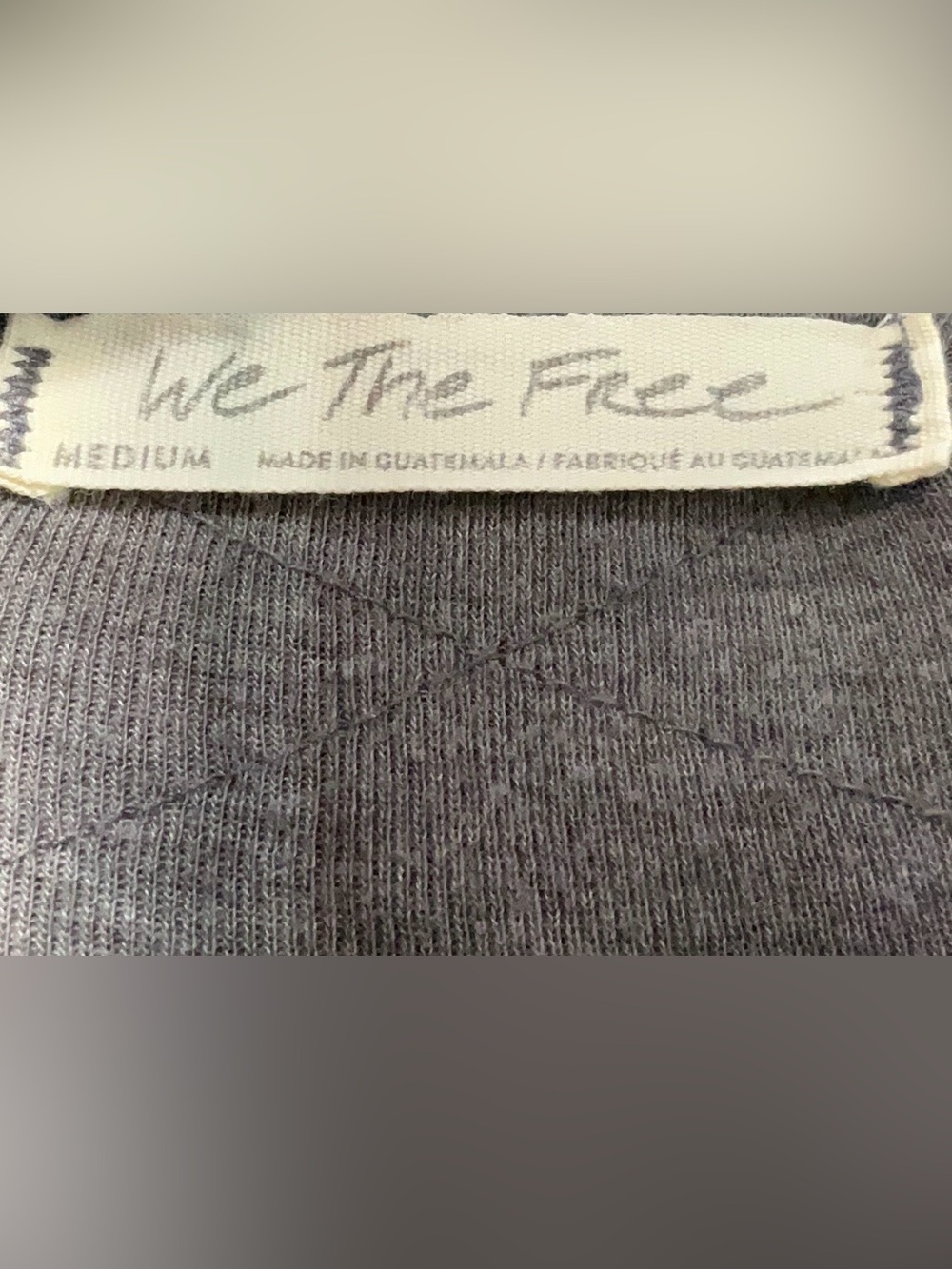 Free People We The Free Always Yours Tee in Faded Grey - Picture 6 of 6
